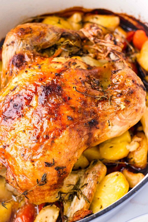 Oven roast chicken